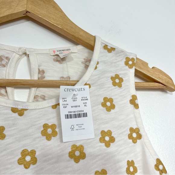 NWT J. Crew Girls Floral Tiered Spring Dress XL 12 14 - Picture 5 of 9